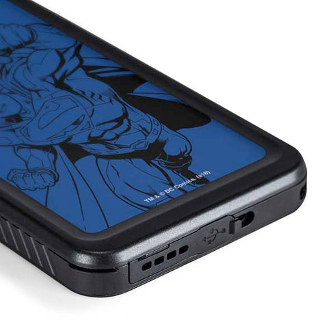 DC Comics Superman Comic Pop Galaxy S24 Waterproof Case